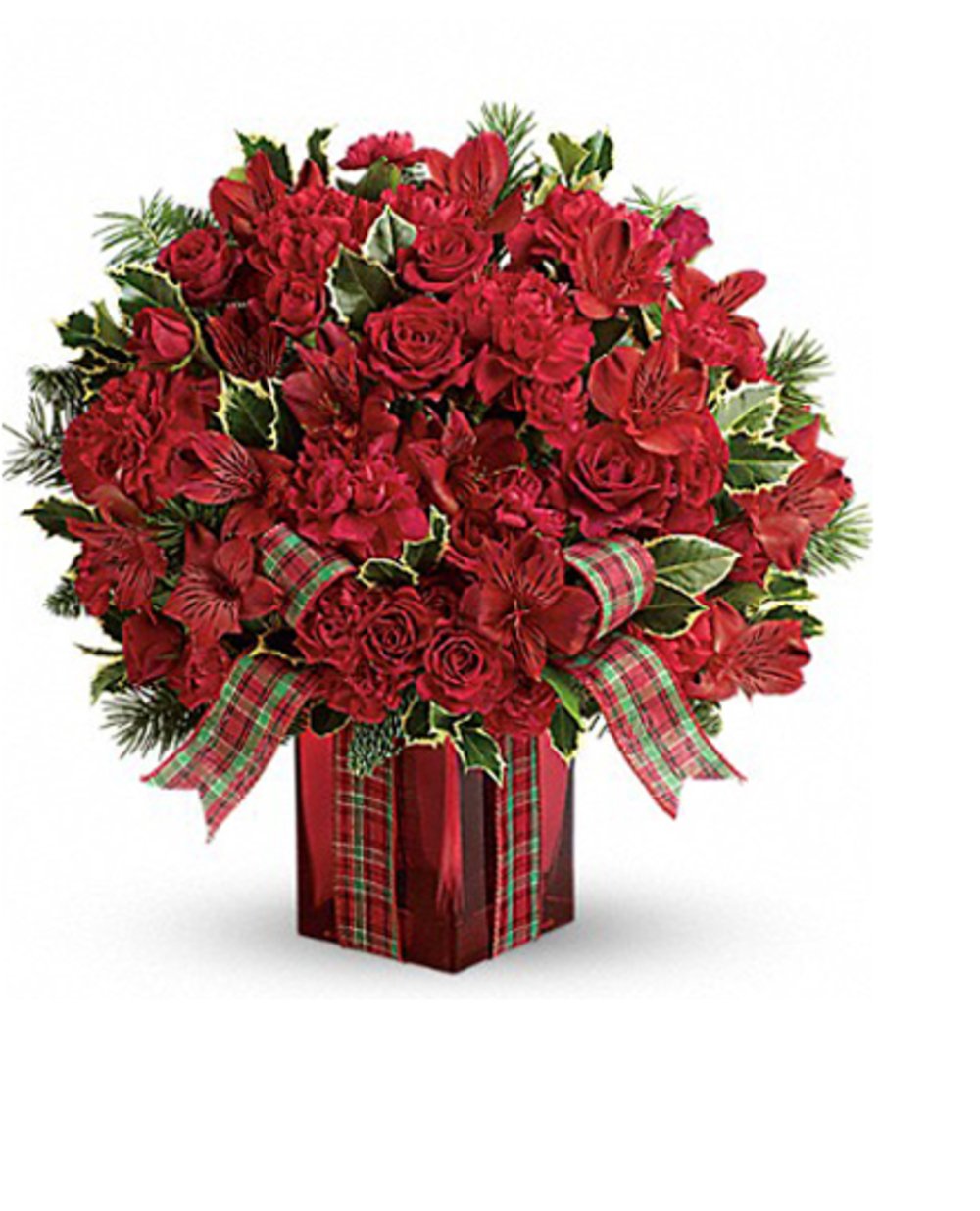 Red Flowers Hand Bouquet