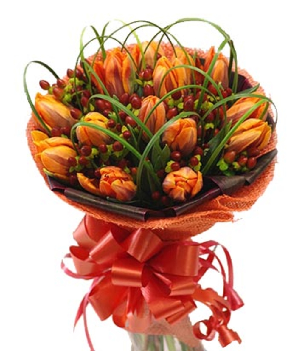 12 Gorgeous Orange Tulips
