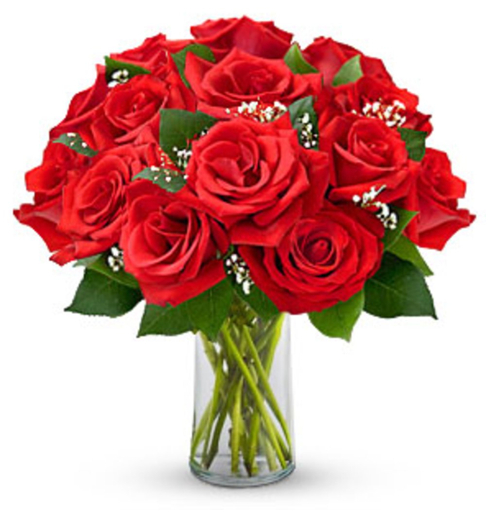15 Rose Flower Vase
