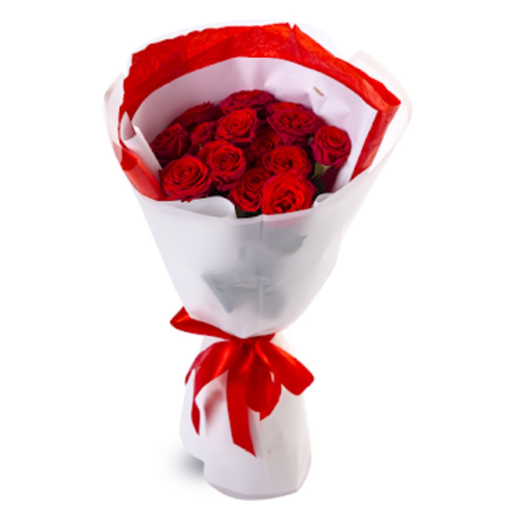 14 Long Red Rose Bouquet