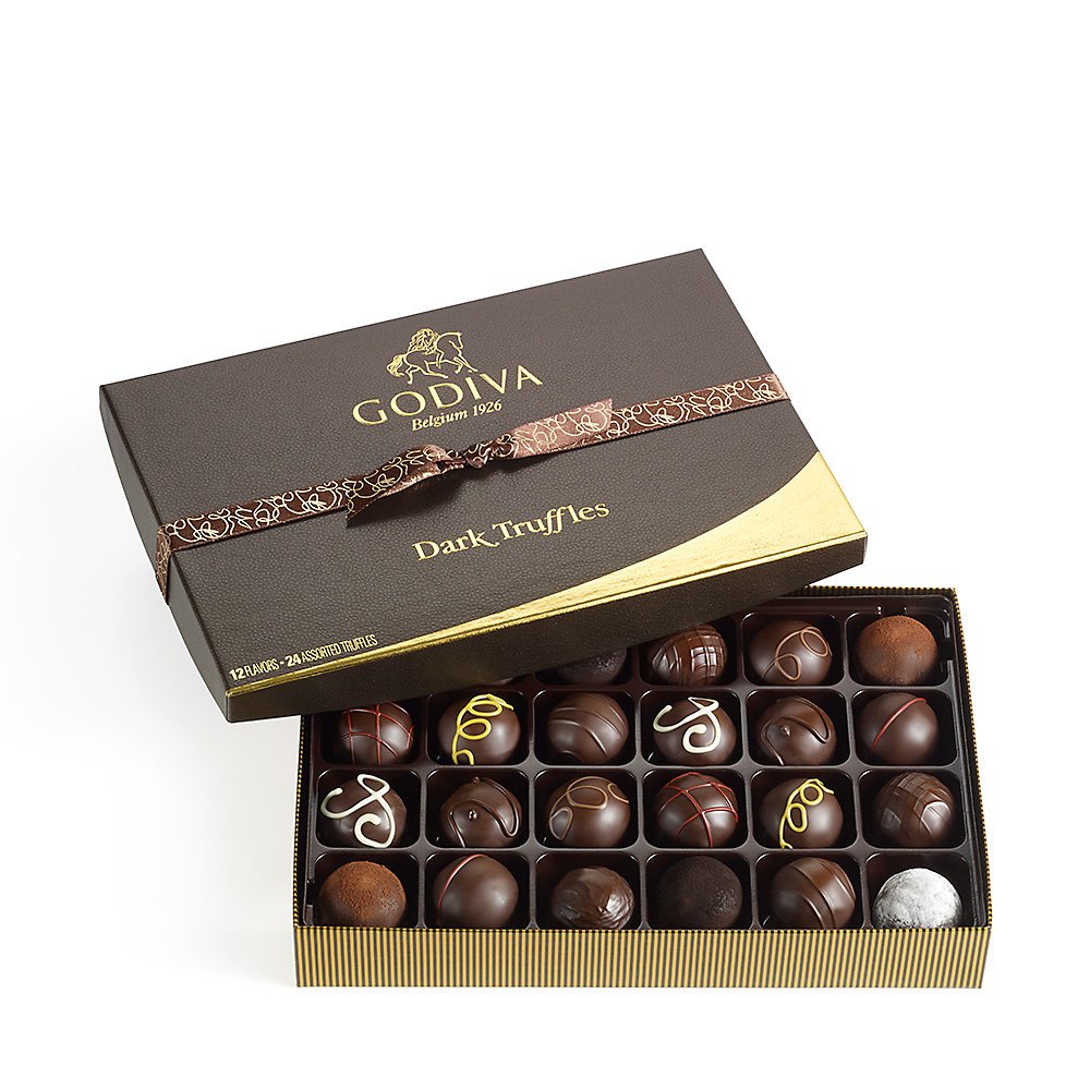 24 Pcs Godiva Dark Chocolates Box
