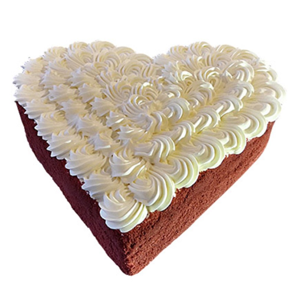 Heart Shaped Vanilla Cake