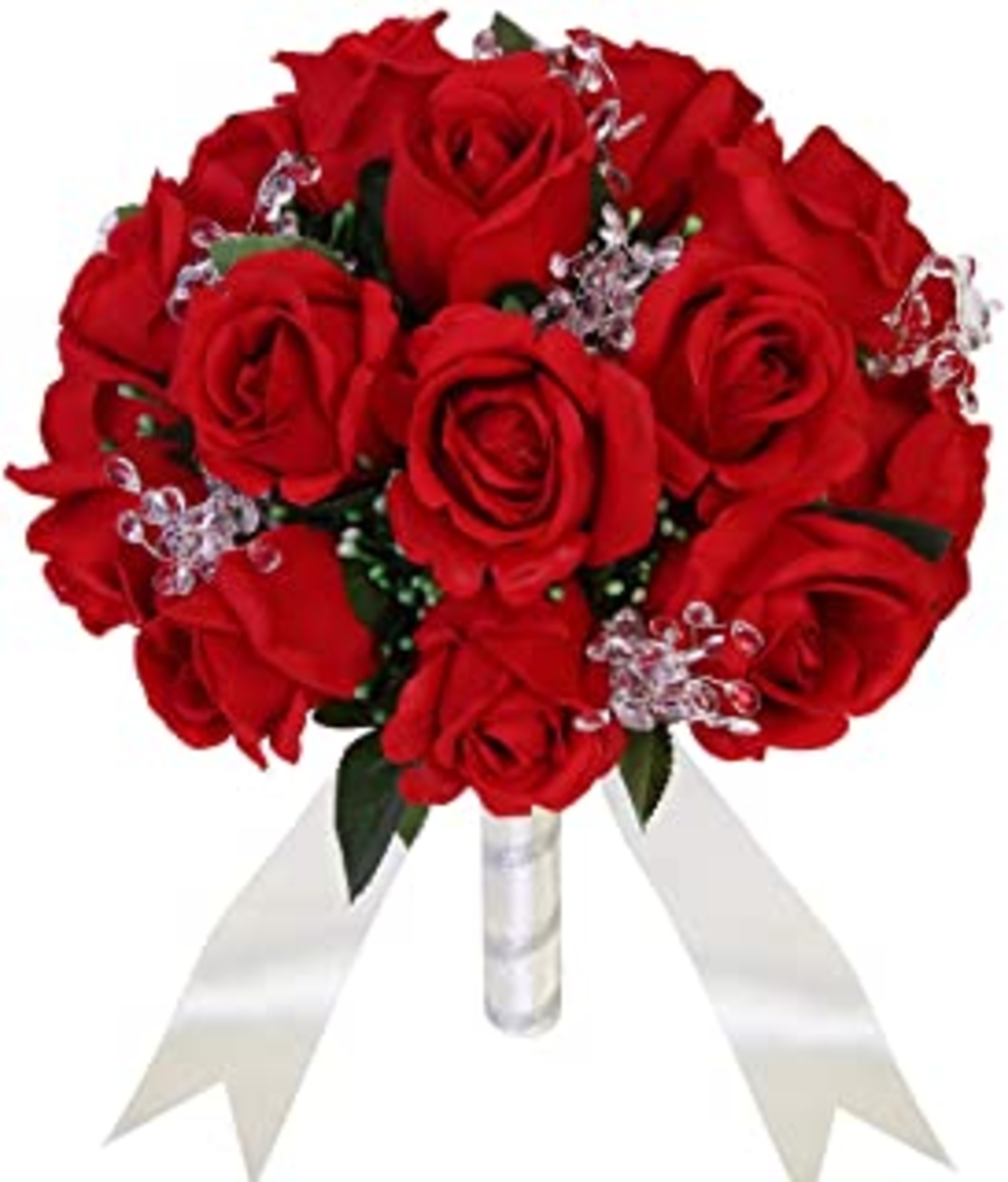 14 Red Roses Hand Bouquet